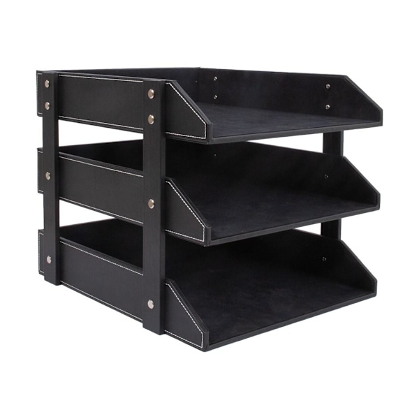 Dokumentskuff WALTER 28x35xH27cm, sort