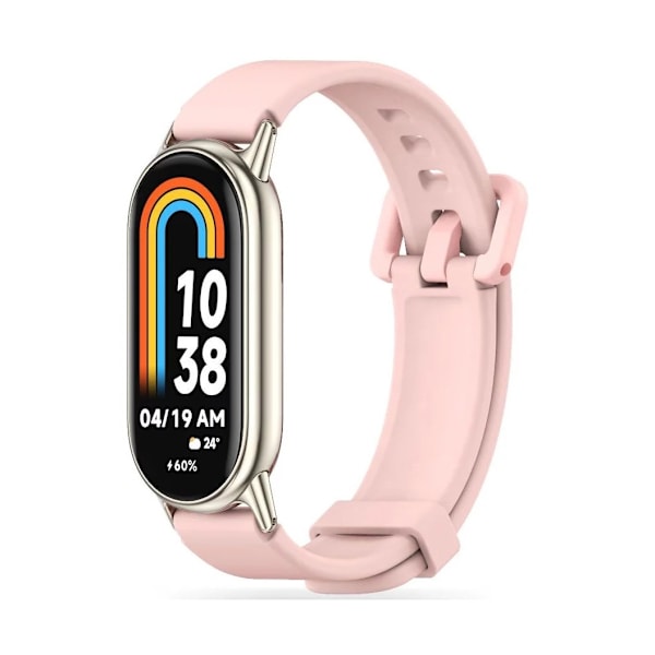 Tech-Protect kellon ranneke IconBand Pro Xiaomi Smart Band 8, vaaleanpunainen