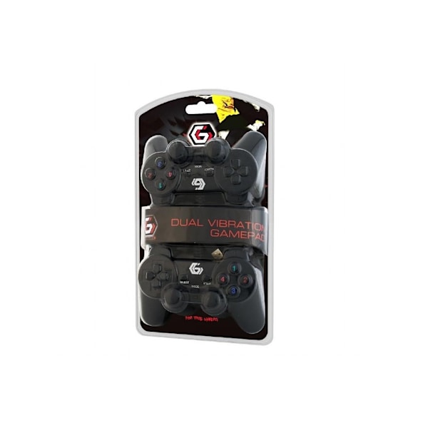 Gembird, Dubbel USB-spelplatta med dubbla vibrationer