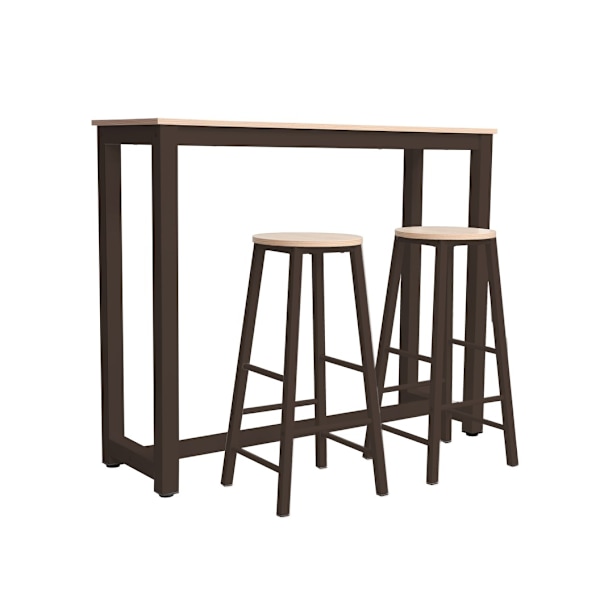 Barset SANCIA ek/brun