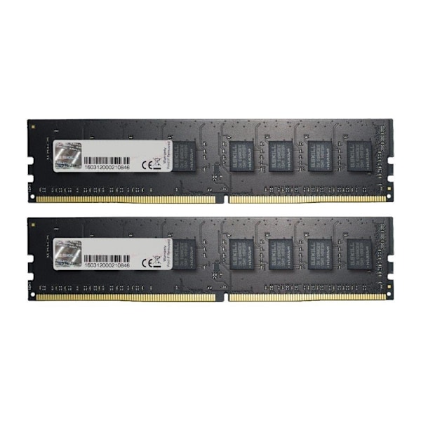 G.Skill, 16 Gt (8 Gt x 2) Gt, DDR4, 2666 MHz, PC/palvelin, Rekisteröintinumero, ECC-numero