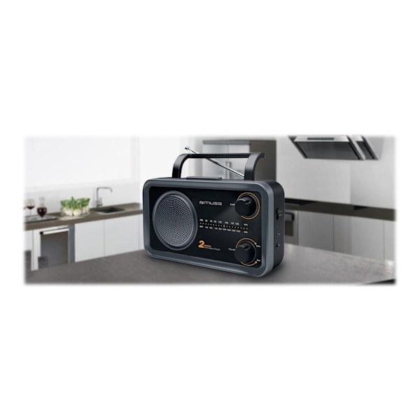 Muse, 2-kaistainen kannettava radio, M-06DS