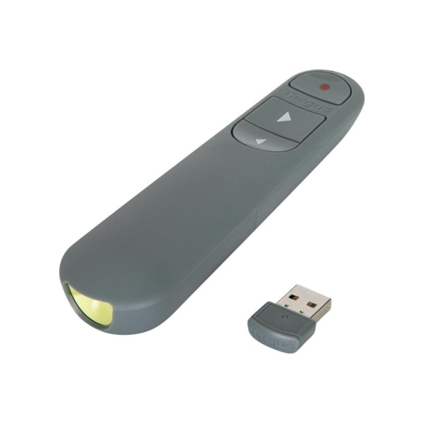 Targus, EcoSmart Antimicrobial ControlPlus Wireless Presenter Grå