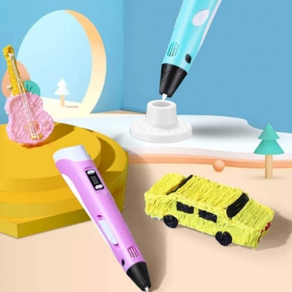 3D print pen til at skabe figurer fra PLA / ABS Pink FUS3DPENPI, Fusion Accessories