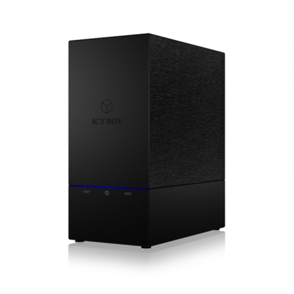 Ulkoinen HDD/SSD-kotelo 2x3,5" USB 3.0 Musta IB-RD3621U3, Icy Box musta