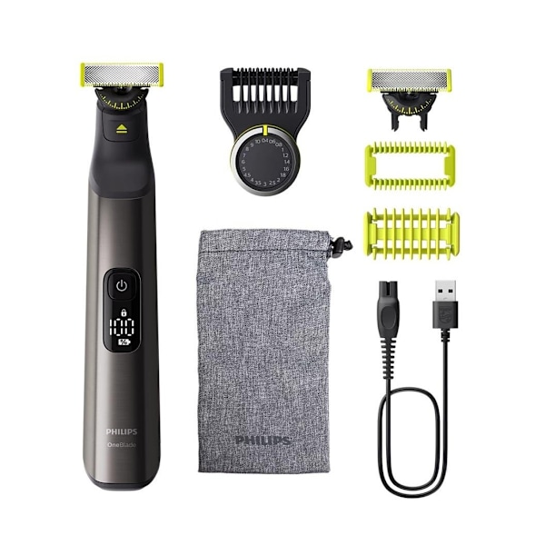 Philips, hårtrimmer for ansikt og kropp, QP6552/15 OneBlade Pro 360