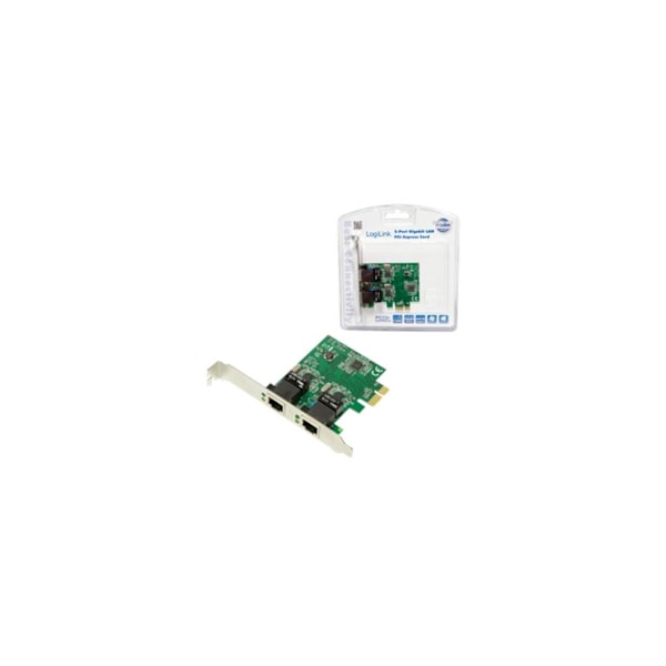 Logilink, Lan-kortti, 2 x Gigabit Lan (RJ 45)