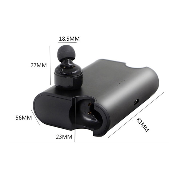 Platinet headset Bluetooth Sport PM1080, sort (43892)