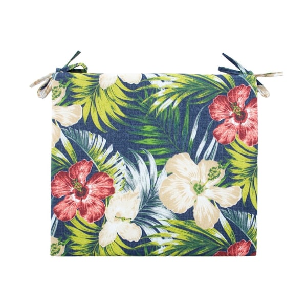 Dyna till stol SOMMARBLOMMA 38x43x2,5cm, mörkblommig