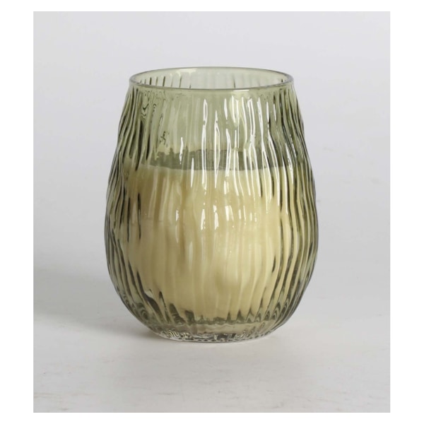 Duftlys i glas NATURE GREEN H10,8cm, Tranquil Summer