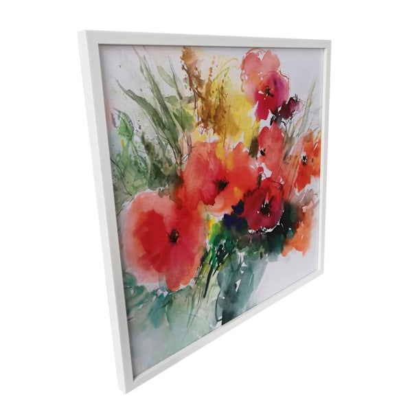 Väggkonst WALLY 40x40cm, ringblommor