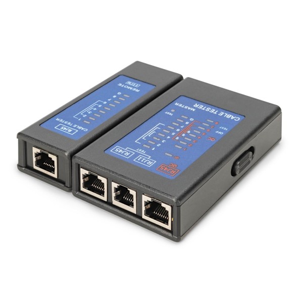 Digitus, DN-14001-2 Kabeltester, netværk, RJ45, Enkeltsidetester
