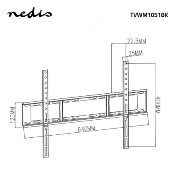 TV-hållare TVWM1051BK, Nedis