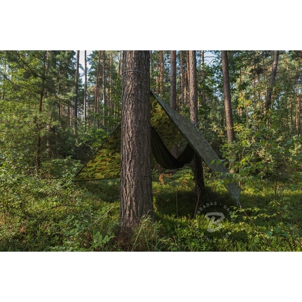 5 tuotteen paketti. Suojapeite CAMOforest 2 x 3m 90g/m²