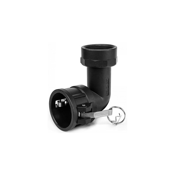 Camlock TYP D-uttag med 2" GW, armbåge - PP - IBC