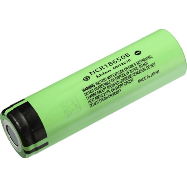 Ladattava akku NCR18650B, Panasonic