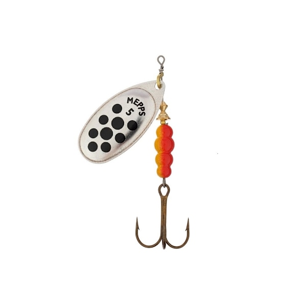 Spinner MEPPS AGLIA DECOREE-5 13,0g sølv/sorte prikker