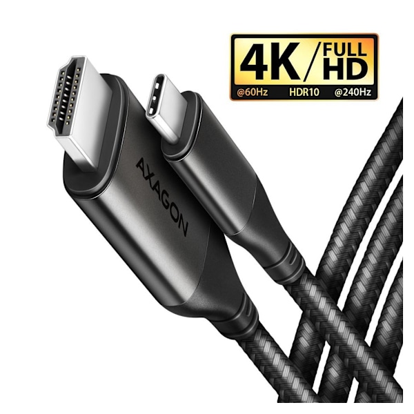 AXAGON, USB-C till HDMI, Aktiv omvandlare