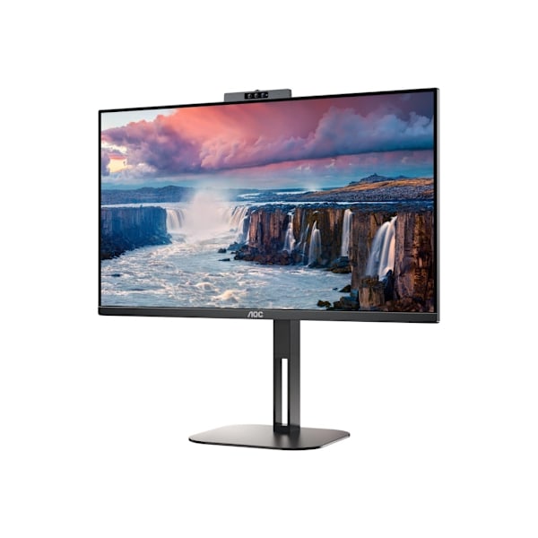 AOC, USB-C Monitor med Webcam, 24V5CW/BK