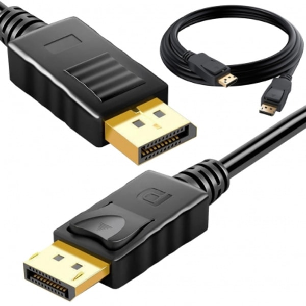 Accessories for connecting, DisplayPort - DisplayPort Cable 2m Black, Fusion Accessories