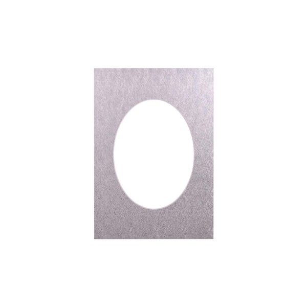 Passepartout 21x29,7, sølv oval