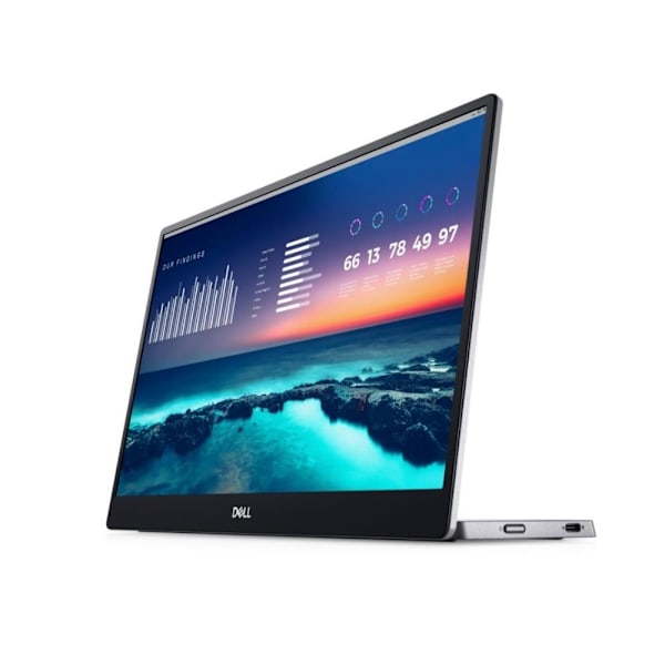 Skærm p1424h (14", panel ips, 1920x1080, 16:9, mat, tilt, 210-bhqq), Dell