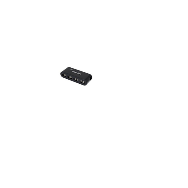 Logilink, USB Hub, USB 2.0 Hub-4 -portti virtasovittimella