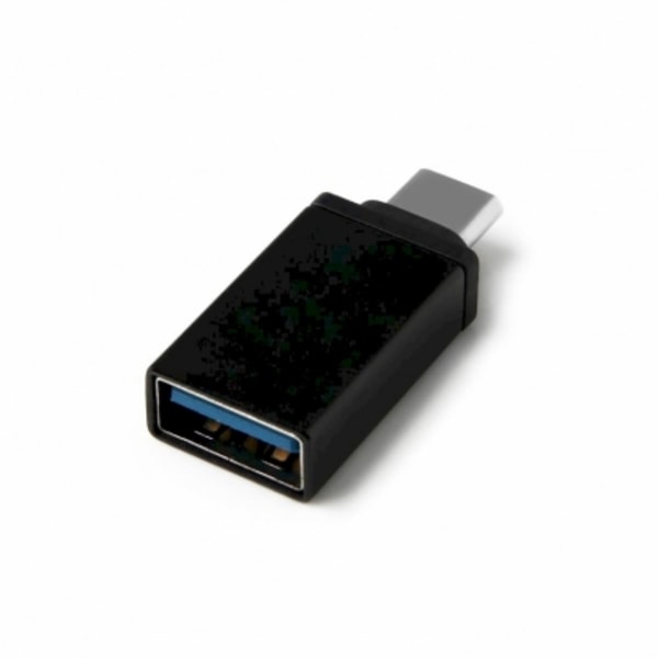 USB-kaapelit ja laturit, OTG-sovitin Type-C - USB 3.0 Black (OEM), fuusiotarvikkeet