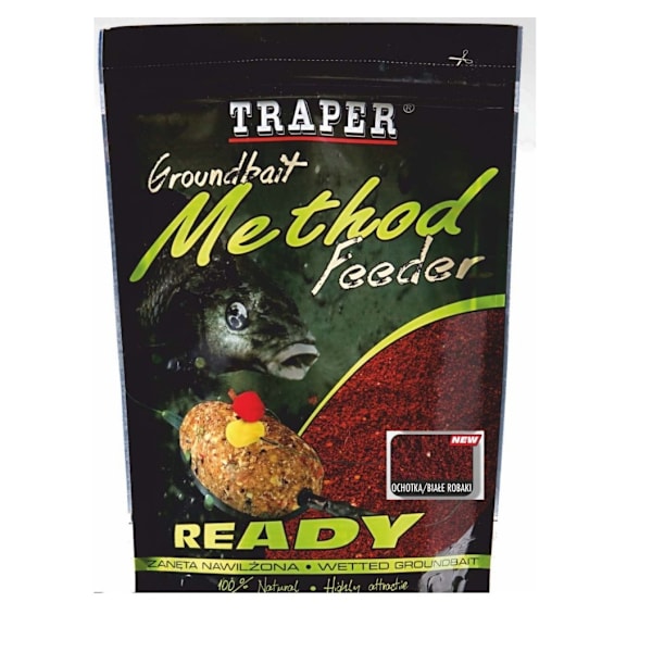 Groundbait TRAPER Method Feeder Ready Bloodworm/Maggots 750g
