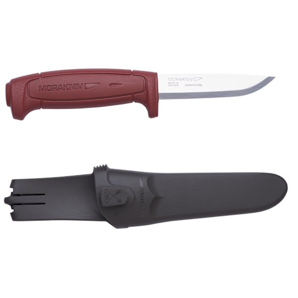 Set med 3 produkter. Kniv MORAKNIV® BASIC 511, kolstålblad 91x2mm