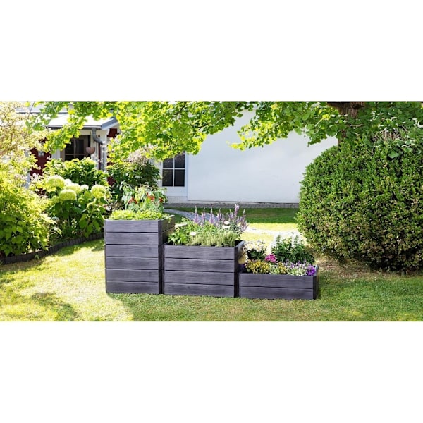 Ergo Quadro odlingslåda 80 x 80cm l Antracit