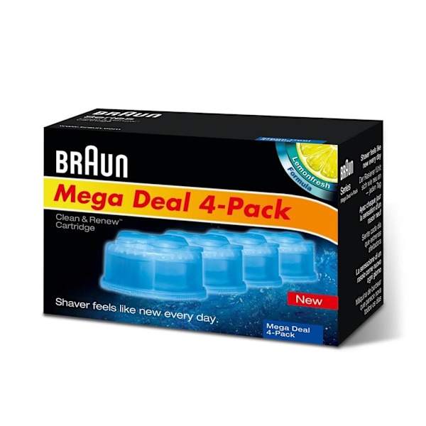 Braun, Refills 4 Pack , Rengjør og forny CCR4 3+1