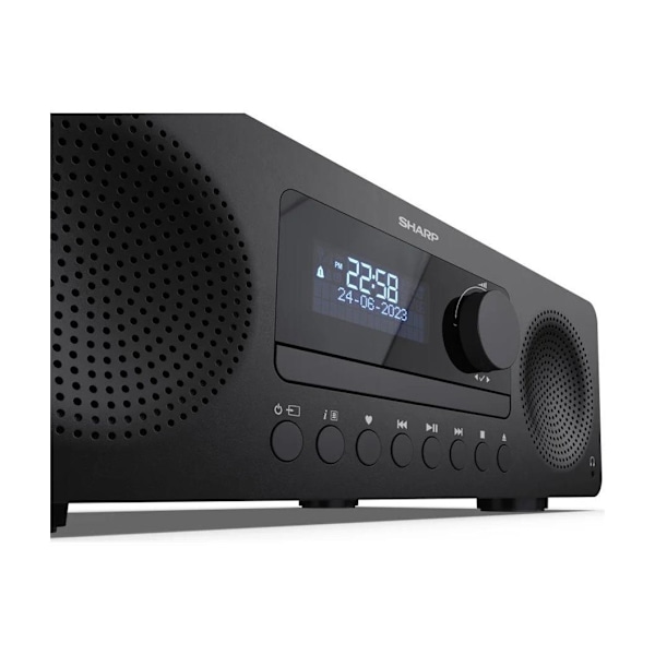 Sharp XL-B720D(BK) TOKYO Alt-i-ett Hi-Fi-system, svart