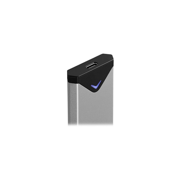 AXAGON, Extern SuperSpeed+ USB-C metalllåda för M.2 NVMe SSD-diskar med storlekar upp till 42 till 80 mm, EEM2-UG2