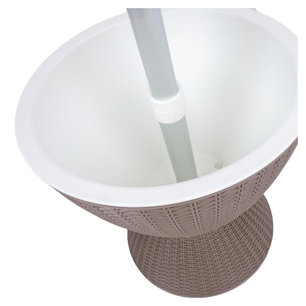 Bar set BELLE 3 in 1, grey plastic