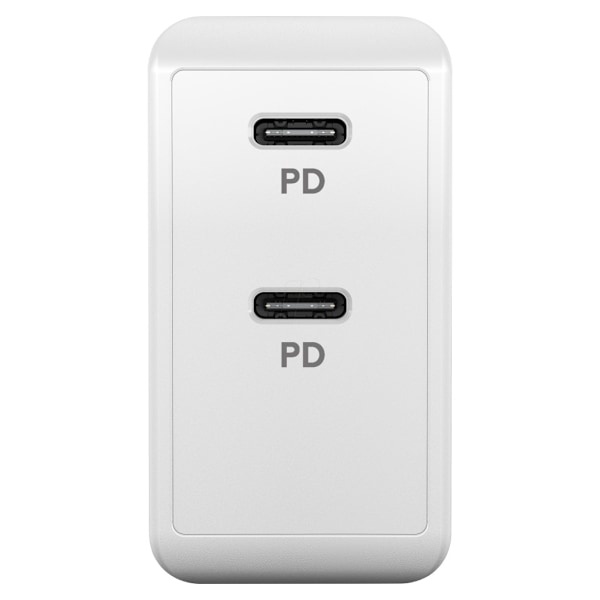 Goobay, dobbel USB-C PD hurtiglader (36 W), 61758