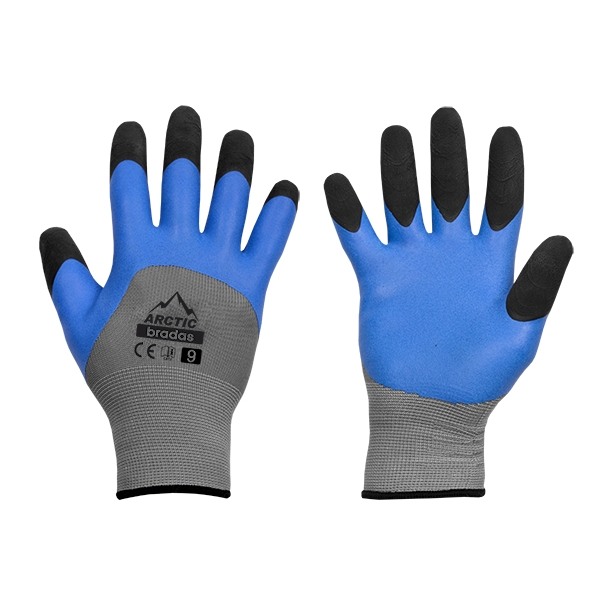 Set med 24 produkter. Gloves ARCTIC latex, size 9