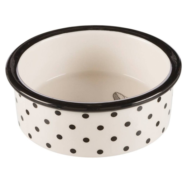 Keramisk skål Zentagle 300ml/12cm hvid/sort