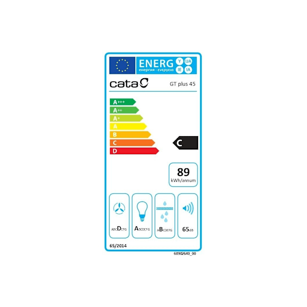 CATA, Emhætte, GT-PLUS 45 WH/M