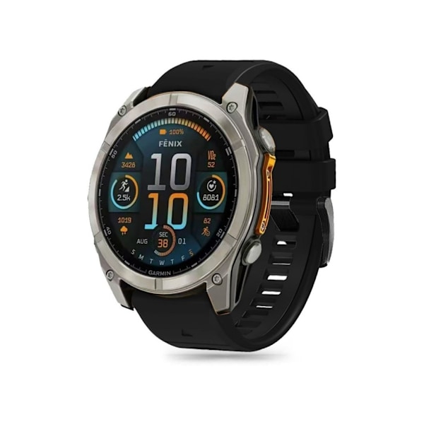 Tech-Protect urrem Silikone Garmin fenix 5/6/6 Pro/7/E/8 47mm, sort