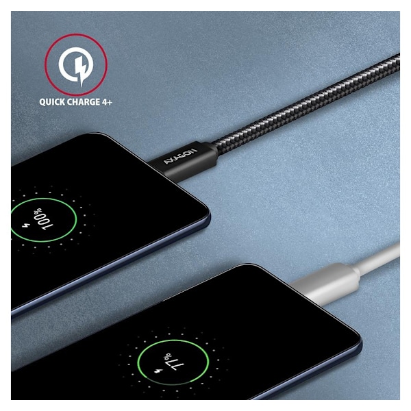 AXAGON, USB Type-C - USB Type-C, SPEED + USB-C, USB 20 Gbps kaapeli, 0,5 m, BUCM32-CM05AB