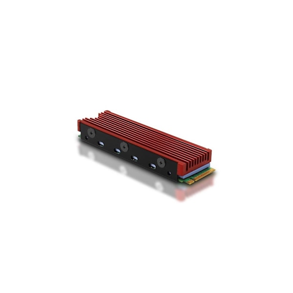 AXAGON, Passiv aluminiumkylare för alla M.2 SSD, storlek 2280, hög 12 mm, CLR-M2