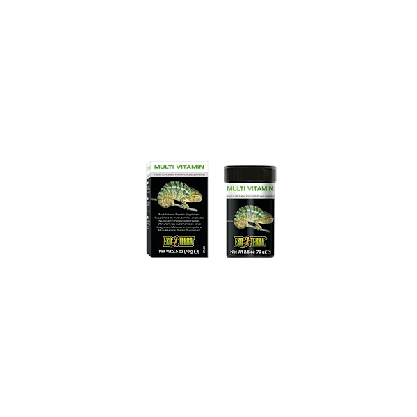 Multi Vitamiin pulvertilskudd 70g, Exo-Terra