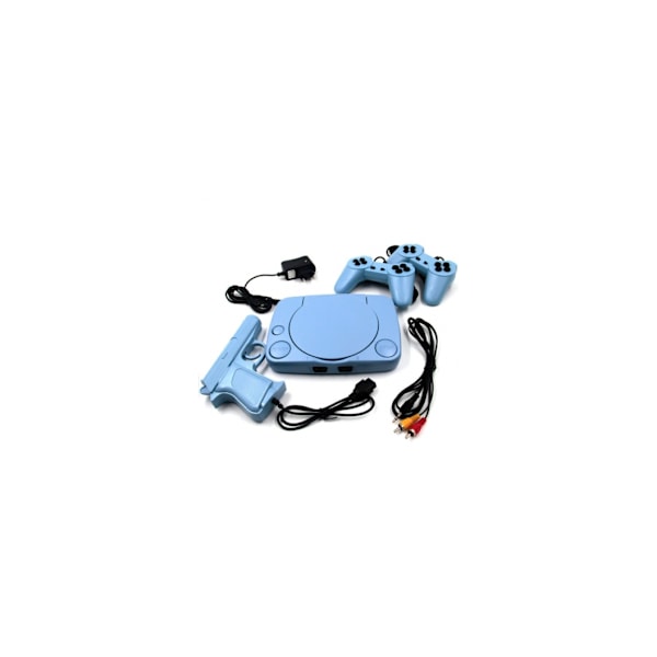 Spilldatamaskin, RF-2GUN retrokonsoll med 22 8-biters spill med 2 joysticks + spillpistol, Riff