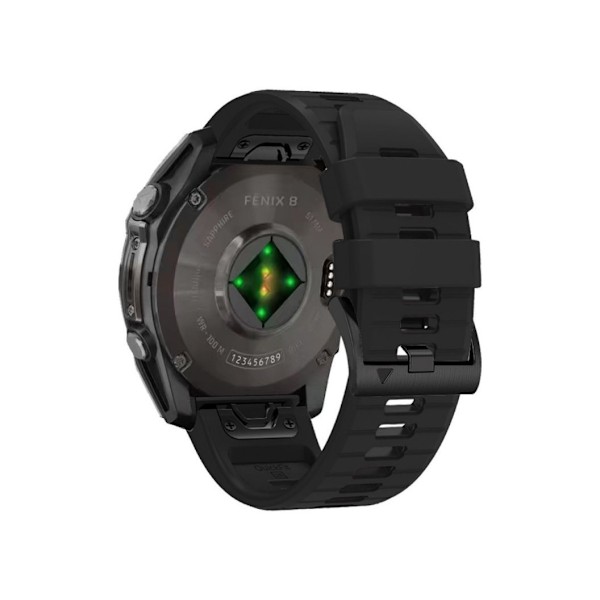 Tech-Protect klockarmband Silikon Garmin fenix 5/6/6 Pro/7/E/8 47mm, svart