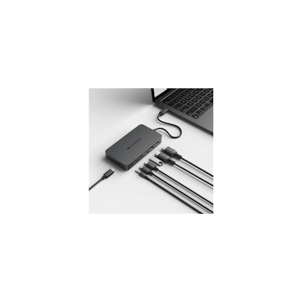 Hyper, HyperDrive Universal USB-C 7-in1 Dual HDMI Mobile Dock M1/M2 MBAir/Pro:lle