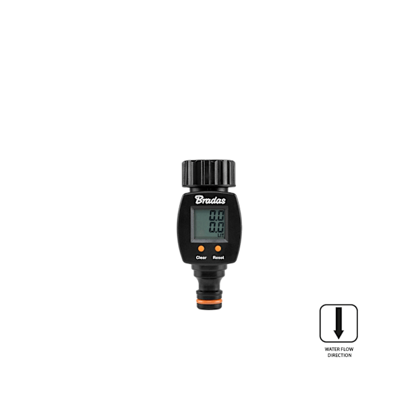 Veden virtausmittari - 3/4" sisäkierre + nippa