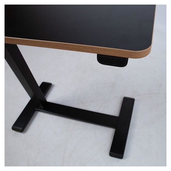 Skrivebord ERGO med 1 motor 70x40cm, sort