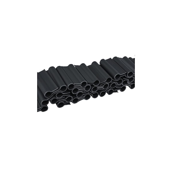 Clips for SOLID screen strips - dark gray