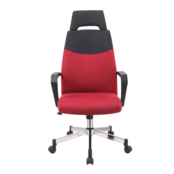 Arbejdsstol DOMINIC rød/sort